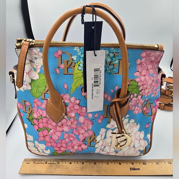 DOONEY & BOURKE Hydrangea 3way Satchel Shoulder Crossbody Bag Purse NEW RARE - Picture 4 of 16